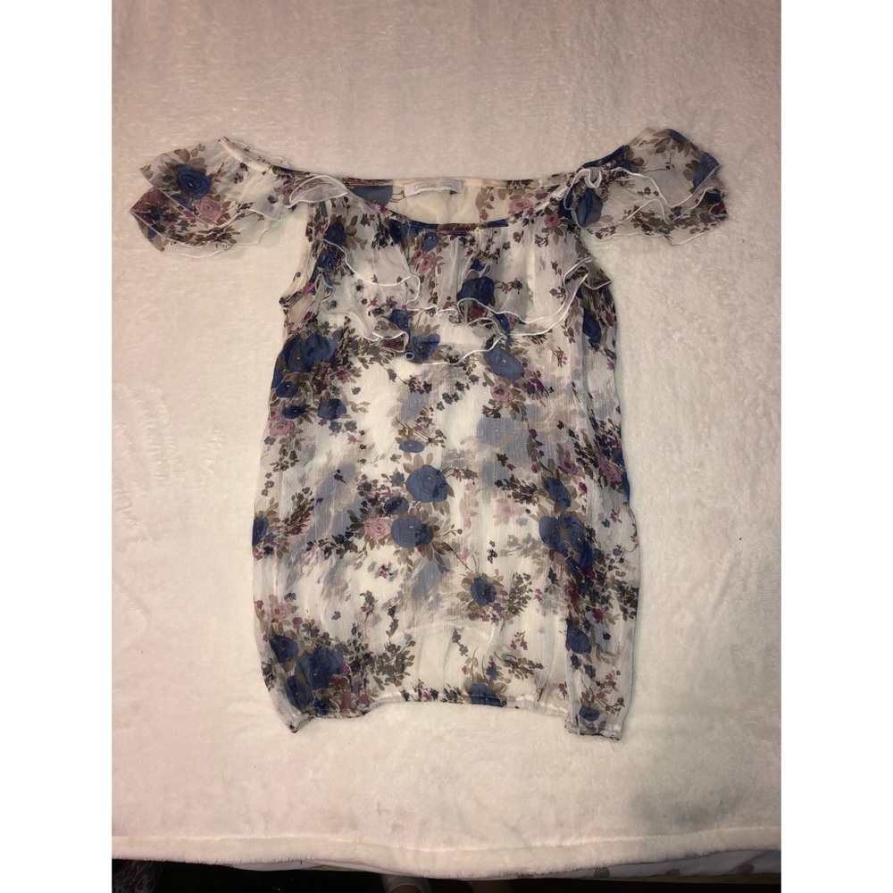 Off the shoulder floral top